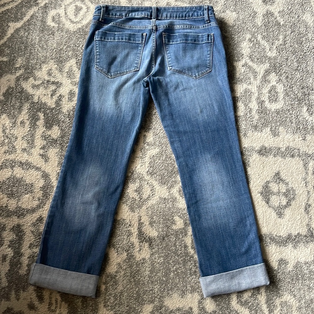 Simply Vera Wang Stretch Full Length or Rolled Crop Jeans, Women’s Size 2 - Picture 2 of 7